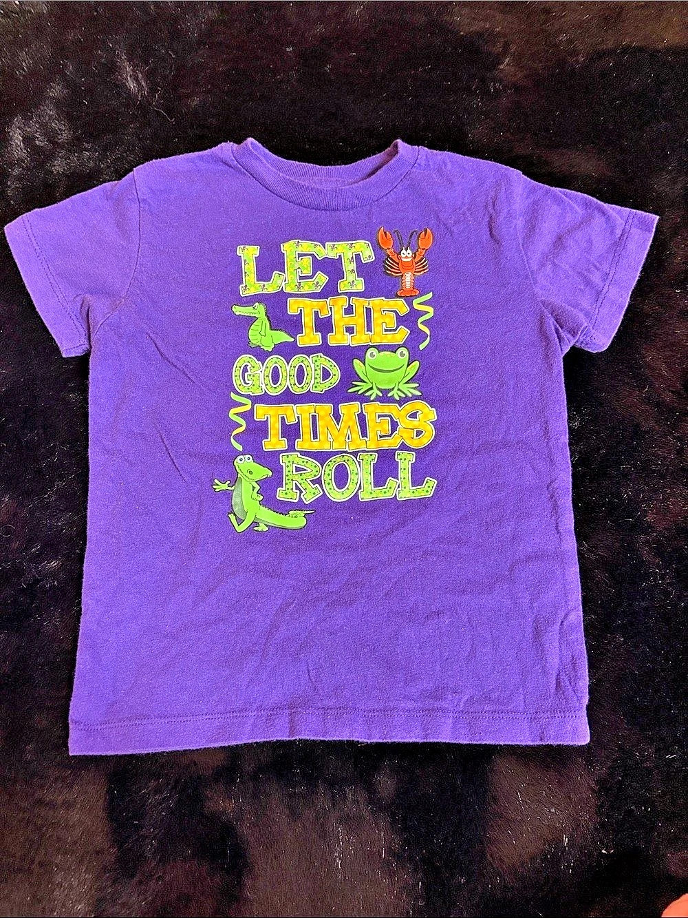 Purple Graphic Short Sleeve Tee